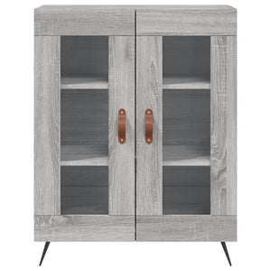 vidaXL Highboard Grey Sonoma 69.5x34x180 cm Engineered Wood