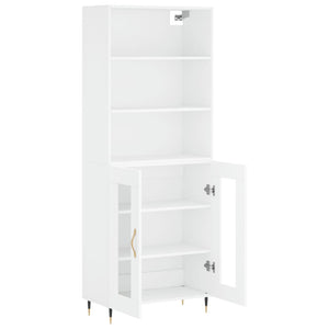 vidaXL Highboard White 69.5x34x180 cm Engineered Wood