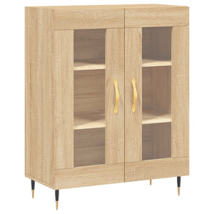 vidaXL Highboard Sonoma Oak 69.5x34x180 cm Engineered Wood