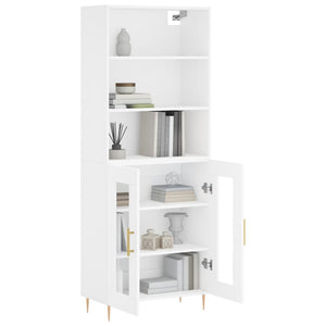 vidaXL Highboard White 69.5x34x180 cm Engineered Wood