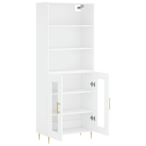 vidaXL Highboard White 69.5x34x180 cm Engineered Wood