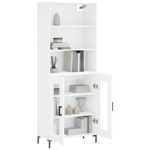 vidaXL Highboard White 69.5x34x180 cm Engineered Wood