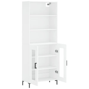 vidaXL Highboard White 69.5x34x180 cm Engineered Wood