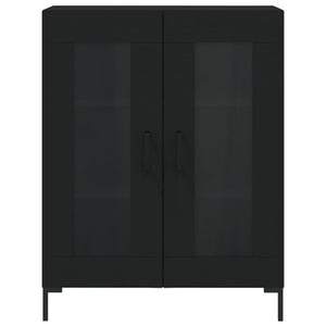 vidaXL Highboard Black 69.5x34x180 cm Engineered Wood