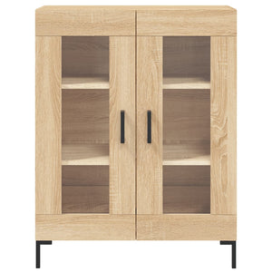 vidaXL Highboard Sonoma Oak 69.5x34x180 cm Engineered Wood