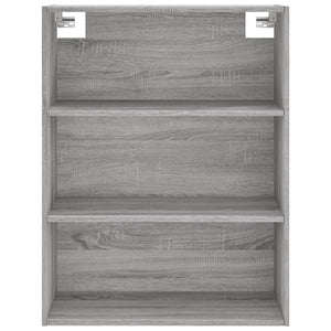 vidaXL Highboard Grey Sonoma 69.5x34x180 cm Engineered Wood