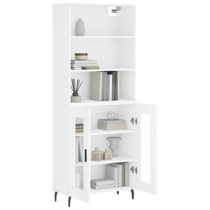 vidaXL Highboard White 69.5x34x180 cm Engineered Wood