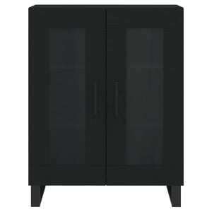 vidaXL Highboard Black 69.5x34x180 cm Engineered Wood