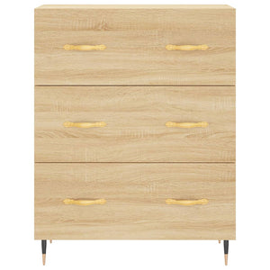 vidaXL Highboard Sonoma Oak 69.5x34x180 cm Engineered Wood