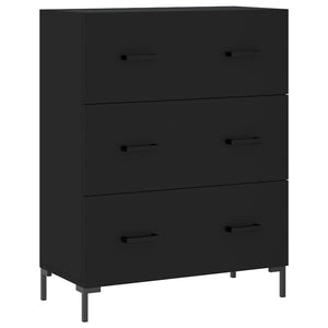 vidaXL Highboard Black 69.5x34x180 cm Engineered Wood