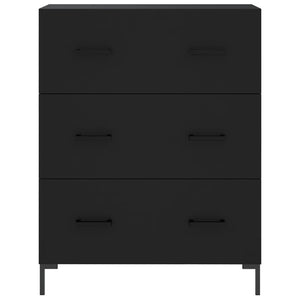 vidaXL Highboard Black 69.5x34x180 cm Engineered Wood