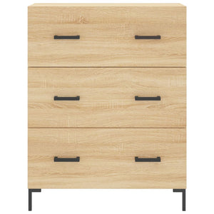 vidaXL Highboard Sonoma Oak 69.5x34x180 cm Engineered Wood