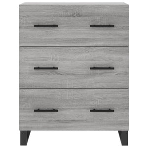 vidaXL Highboard Grey Sonoma 69.5x34x180 cm Engineered Wood