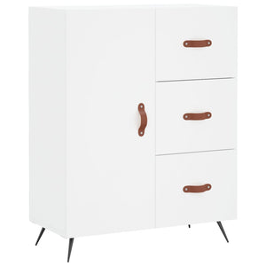 vidaXL Highboard White 69.5x34x180 cm Engineered Wood