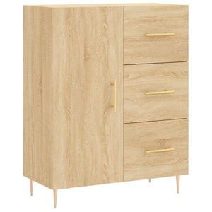 vidaXL Highboard Sonoma Oak 69.5x34x180 cm Engineered Wood