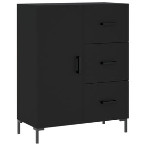 vidaXL Highboard Black 69.5x34x180 cm Engineered Wood