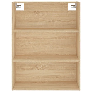 vidaXL Highboard Sonoma Oak 69.5x34x180 cm Engineered Wood