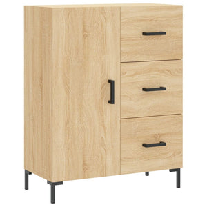 vidaXL Highboard Sonoma Oak 69.5x34x180 cm Engineered Wood