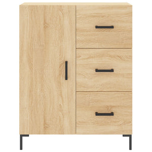 vidaXL Highboard Sonoma Oak 69.5x34x180 cm Engineered Wood