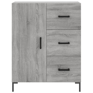 vidaXL Highboard Grey Sonoma 69.5x34x180 cm Engineered Wood