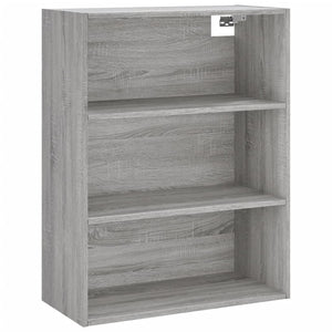 vidaXL Highboard Grey Sonoma 69.5x34x180 cm Engineered Wood