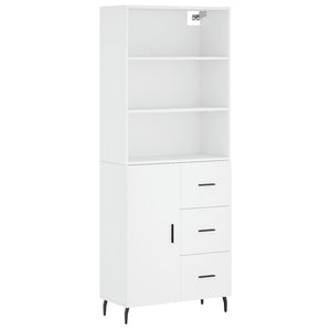 vidaXL Highboard White 69.5x34x180 cm Engineered Wood