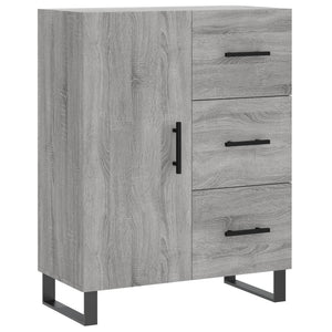 vidaXL Highboard Grey Sonoma 69.5x34x180 cm Engineered Wood