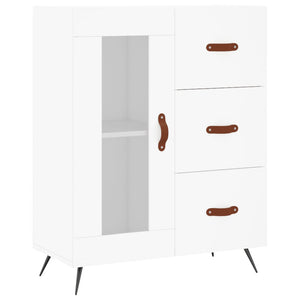 vidaXL Highboard White 69.5x34x180 cm Engineered Wood