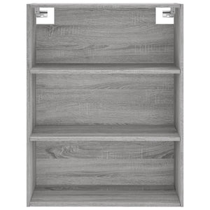 vidaXL Highboard Grey Sonoma 69.5x34x180 cm Engineered Wood