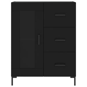 vidaXL Highboard Black 69.5x34x180 cm Engineered Wood