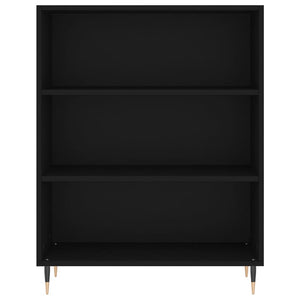 vidaXL Highboard Black 69.5x32.5x180 cm Engineered Wood