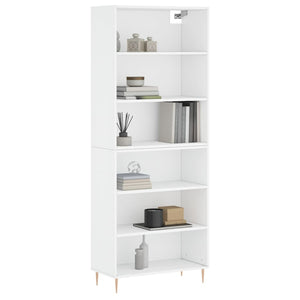 vidaXL Highboard White 69.5x32.5x180 cm Engineered Wood