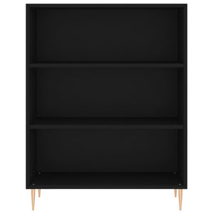 vidaXL Highboard Black 69.5x32.5x180 cm Engineered Wood