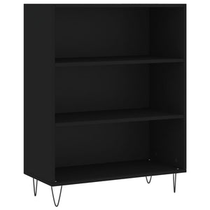 vidaXL Highboard Black 69.5x32.5x180 cm Engineered Wood