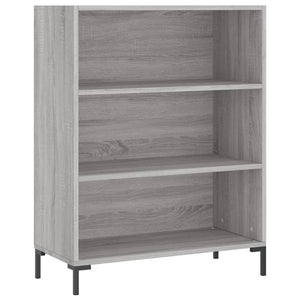 vidaXL Highboard Grey Sonoma 69.5x32.5x180 cm Engineered Wood