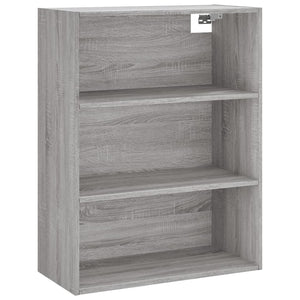 vidaXL Highboard Grey Sonoma 69.5x32.5x180 cm Engineered Wood