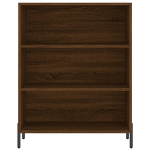 vidaXL Highboard Brown Oak 69.5x32.5x180 cm Engineered Wood