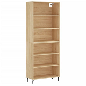 vidaXL Highboard Sonoma Oak 69.5x32.5x180 cm Engineered Wood