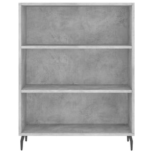 vidaXL Highboard Concrete Grey 69.5x32.5x180 cm Engineered Wood