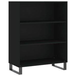 vidaXL Highboard Black 69.5x32.5x180 cm Engineered Wood