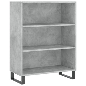 vidaXL Highboard Concrete Grey 69.5x32.5x180 cm Engineered Wood