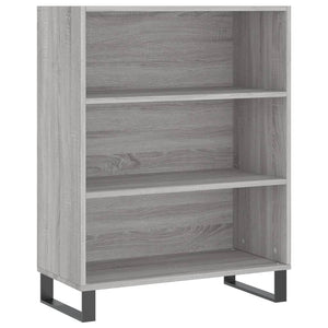 vidaXL Highboard Grey Sonoma 69.5x32.5x180 cm Engineered Wood