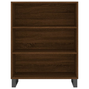 vidaXL Highboard Brown Oak 69.5x32.5x180 cm Engineered Wood