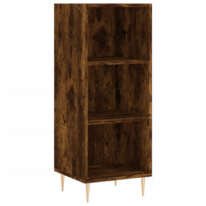 vidaXL Highboard Smoked Oak 34.5x32.5x180 cm Engineered Wood