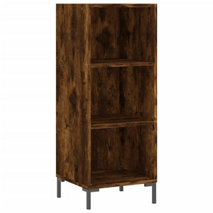 vidaXL Highboard Smoked Oak 34.5x32.5x180 cm Engineered Wood