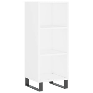 vidaXL Highboard High Gloss White 34.5x32.5x180 cm Engineered Wood