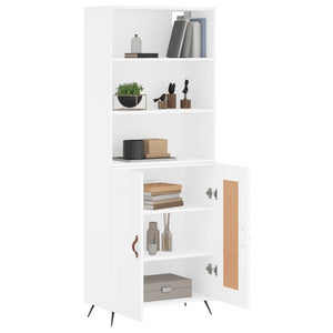 vidaXL Highboard White 69.5x34x180 cm Engineered Wood