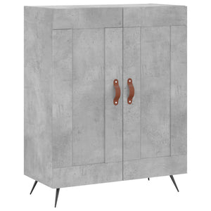 vidaXL Highboard Concrete Grey 69.5x34x180 cm Engineered Wood