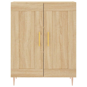 vidaXL Highboard Sonoma Oak 69.5x34x180 cm Engineered Wood