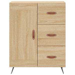 vidaXL Highboard Sonoma Oak 69.5x34x180 cm Engineered Wood